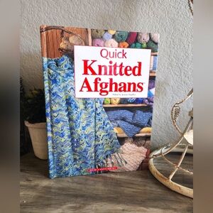House of White Birches - Quick Knitted Afghans Book - Mint Condition - Hardcover